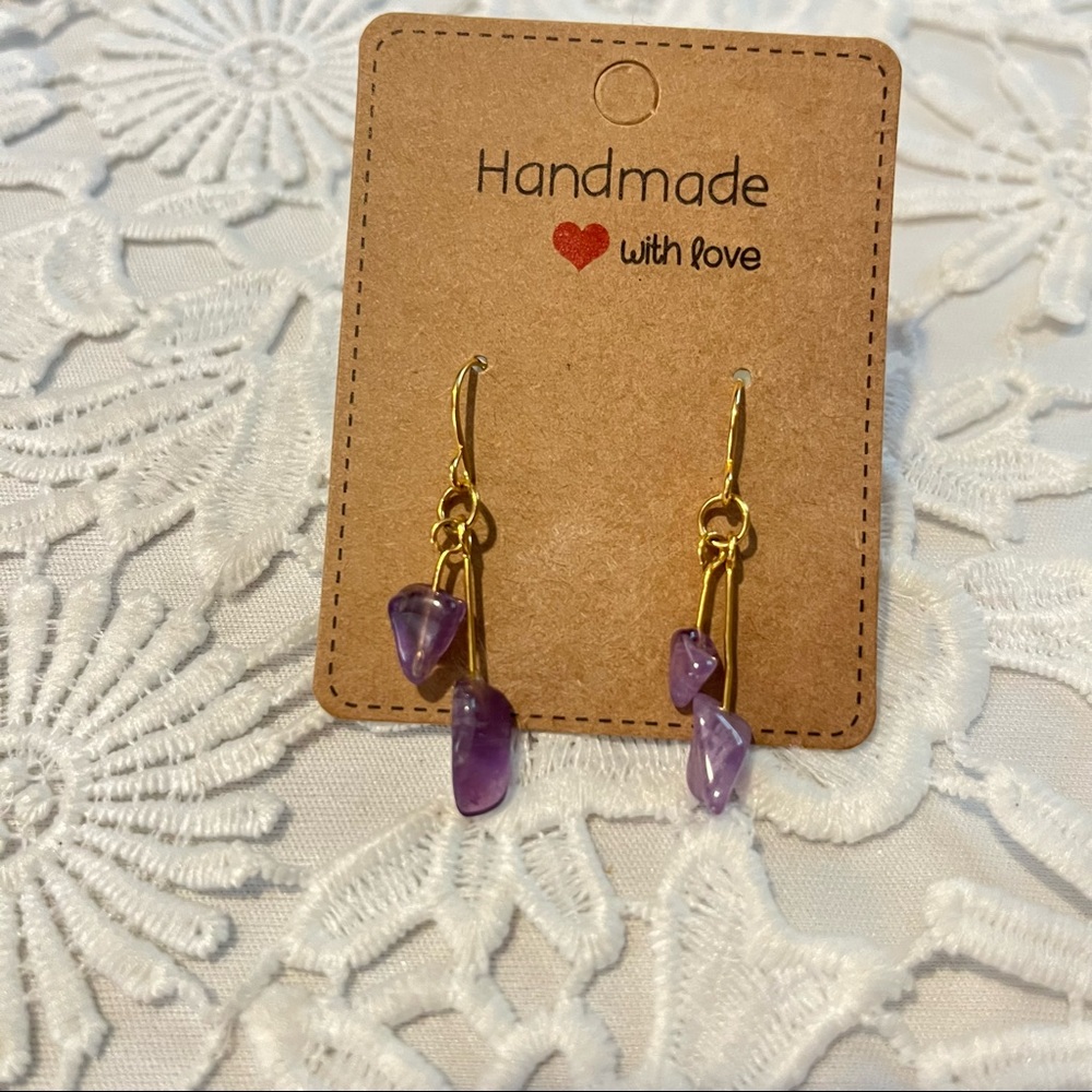 Amethysts earrings